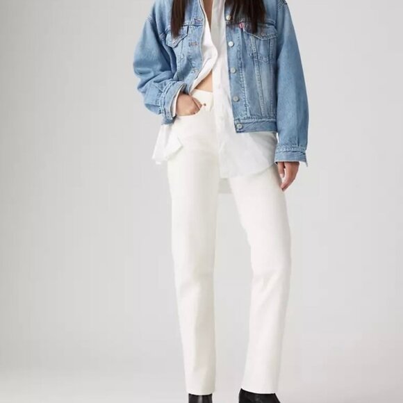 LEVI'S Wedgie Straight Fit Women's Jeans (Size: 23x28) NWT - Picture 2 of 12